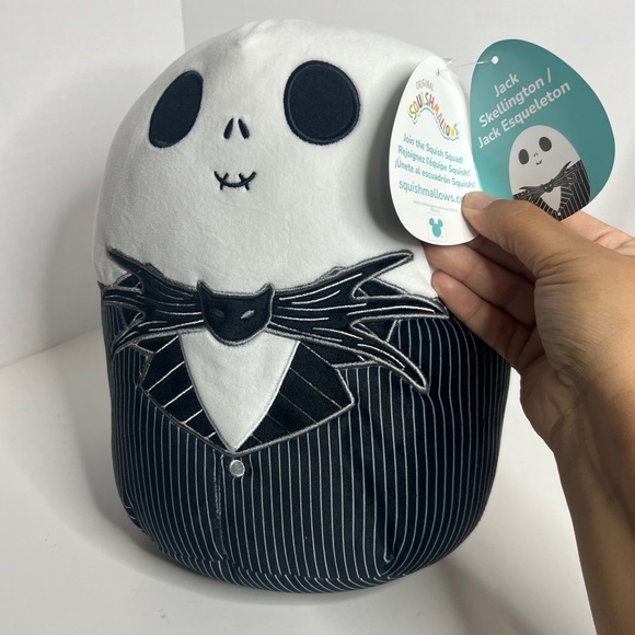 Squishmallows Jack Skellington Plush Pillow Nightmare Before Christmas 10" - Picture 2 of 4